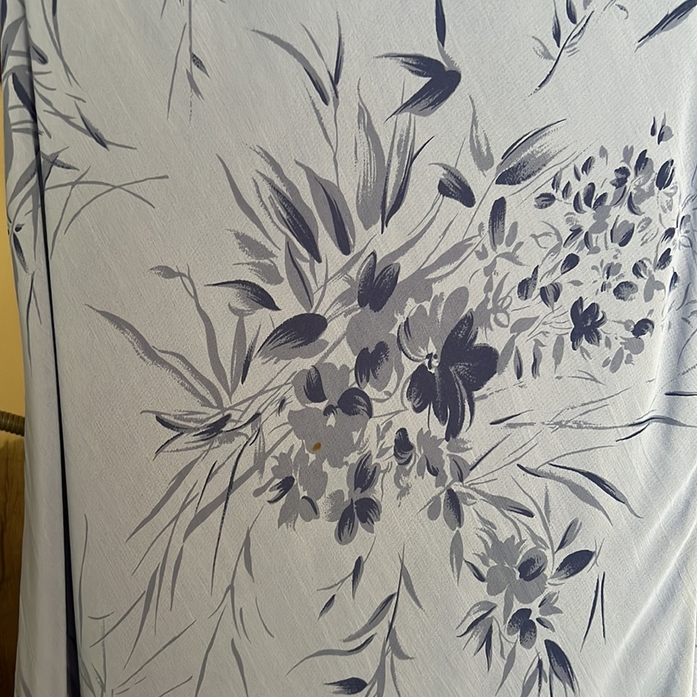 Donna  Ricco Lavender Dress w/Floral Print 8P - Picture 5 of 7